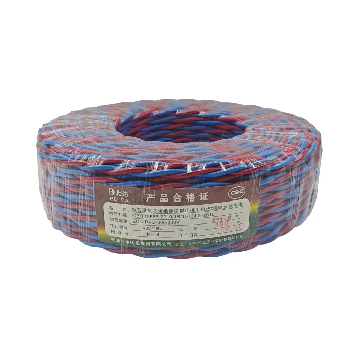 RVS PVC Insulated Twisted Kabel Fleksibel
